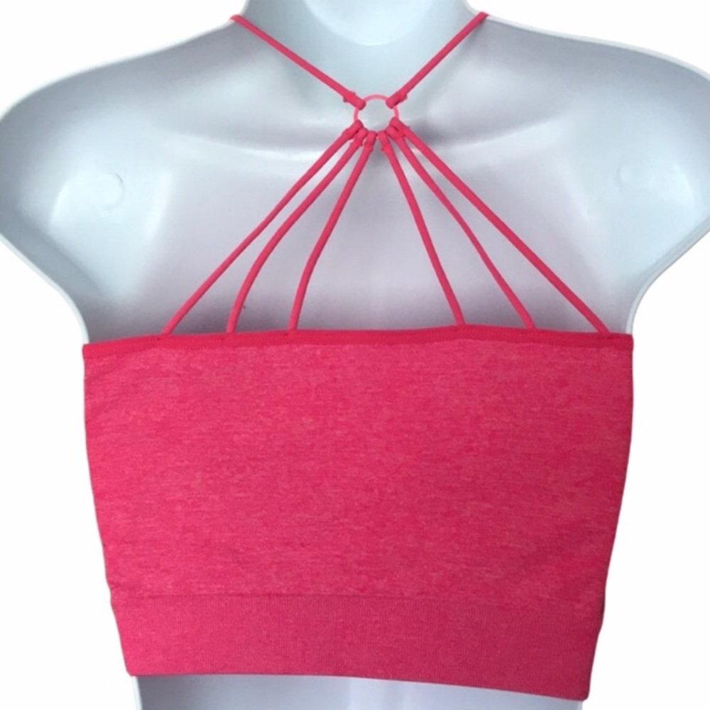 🔥Pink Racerback Sports Bra - S - Picture 2 of 2